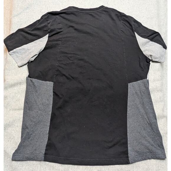 Adidas T Shirt Black and Gray with White Logo Men's Size 2X - Picture 4 of 7